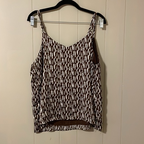 Printed Cami in Brown-Ivory - Picture 5 of 9